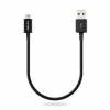 Cable data transmit and charging micro USB 26m black (OEM)